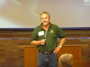 P1010489 Bob Gress talking about the Great Plains Nature Center